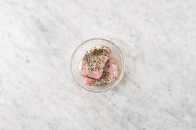 Flavour the pork
