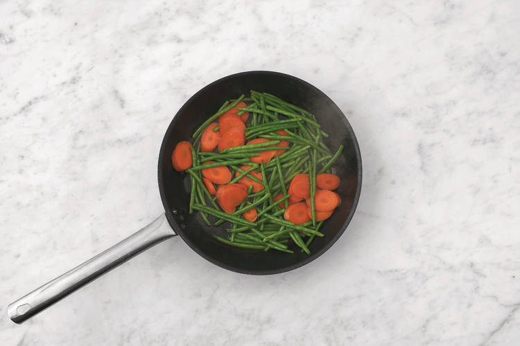 Get prepped & cook the veggies