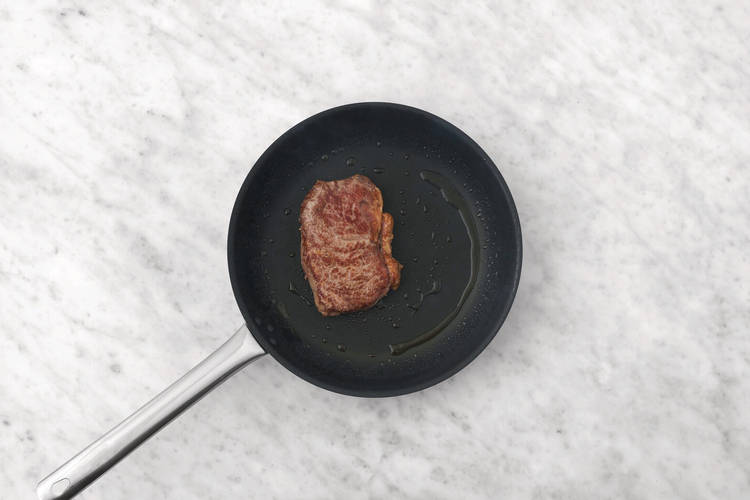 Cook the steak