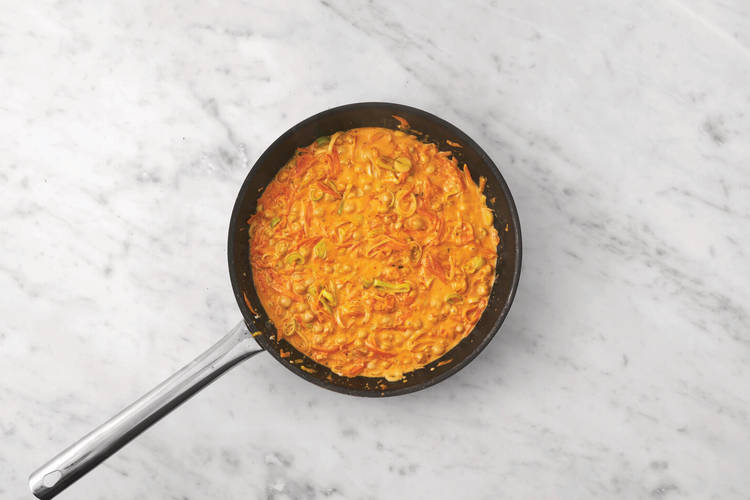 Cook the chickpeas