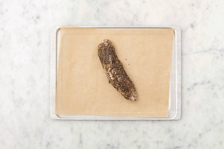 Cook the pork fillet