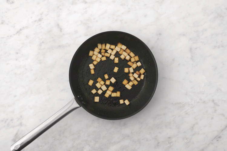 Cook the tofu