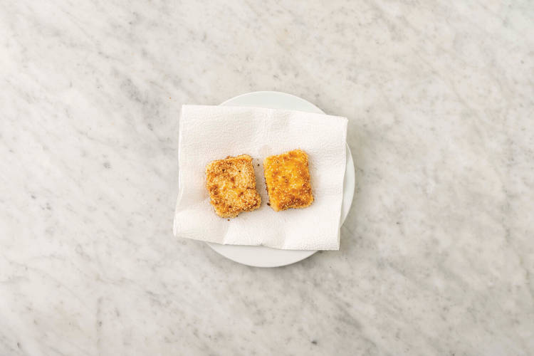 Cook the haloumi