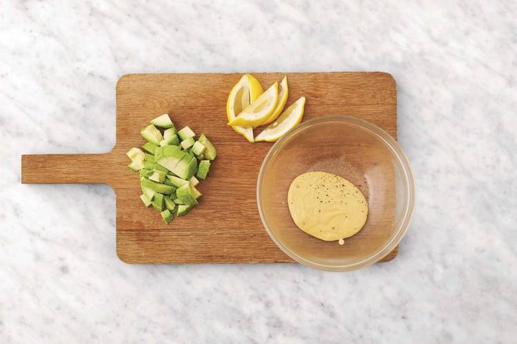 Get prepped & toast the walnuts