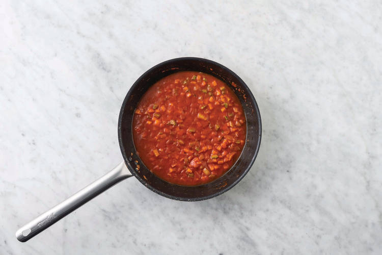 Cook the veggie filling