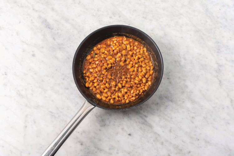 Finish the beans