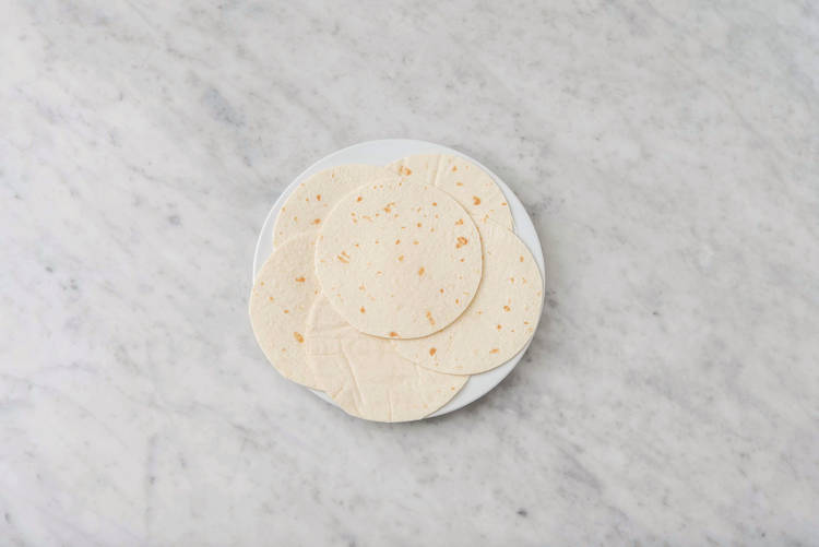 Warm the tortillas