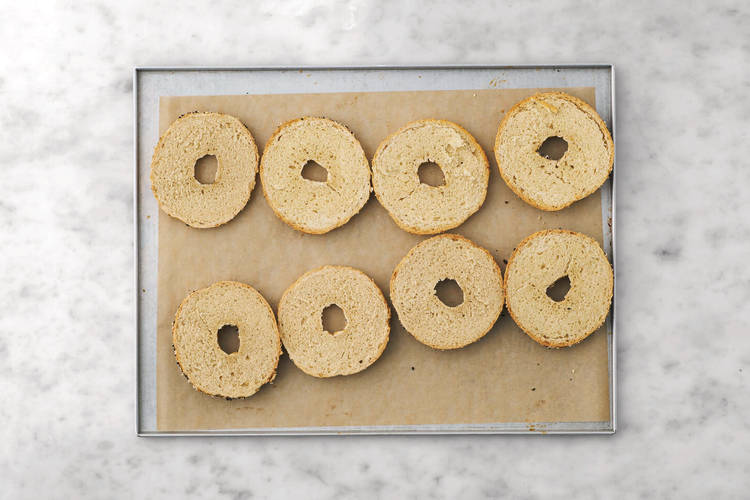 Toast bagels