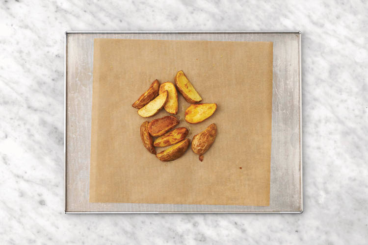 Bake the wedges