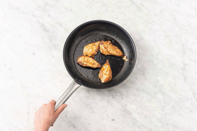 Cook the chicken