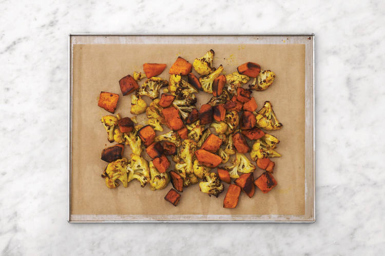 Roast the veggies