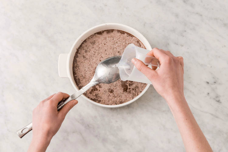 Bake the pudding