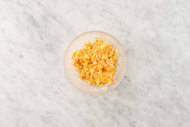 Make the fritter mixture