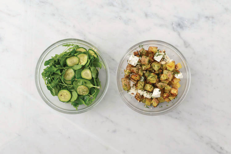 Cook the veggies