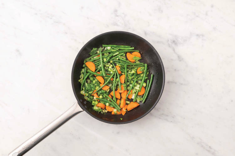 Cook the veggies & tofu