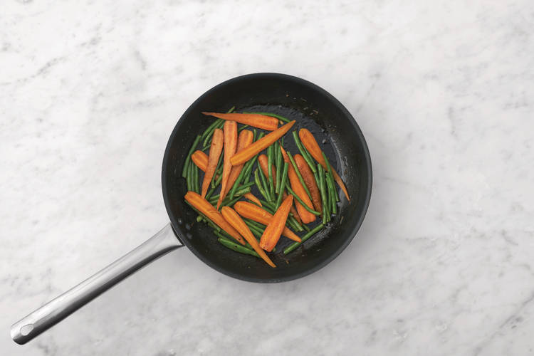 Cook the lemon veggies