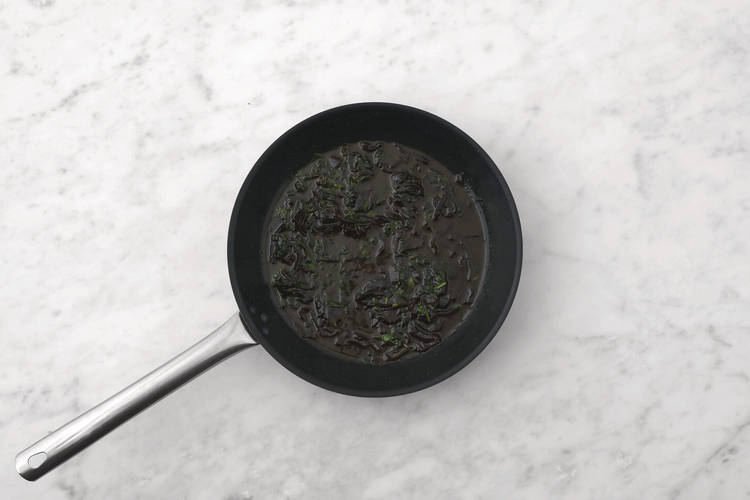 Make the caramelised onion sauce