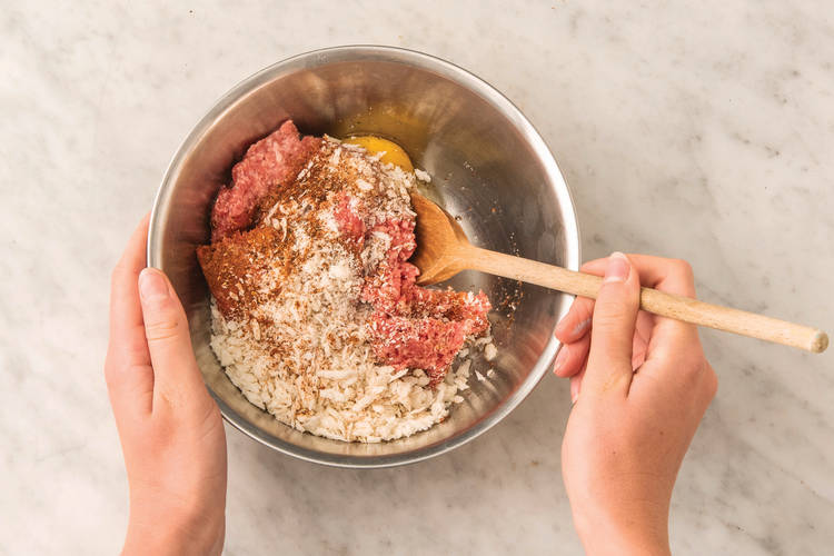 Make the burger patties
