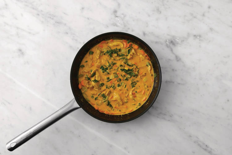 Finish the curry