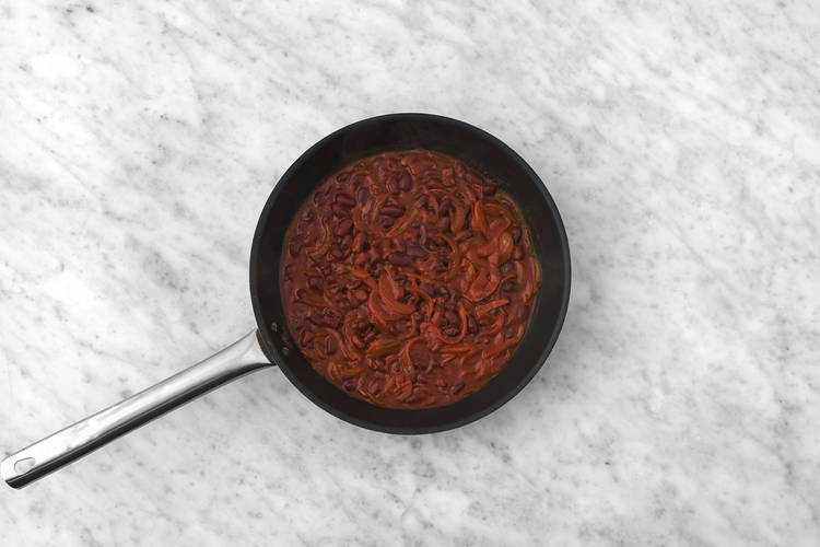 Cook the beans