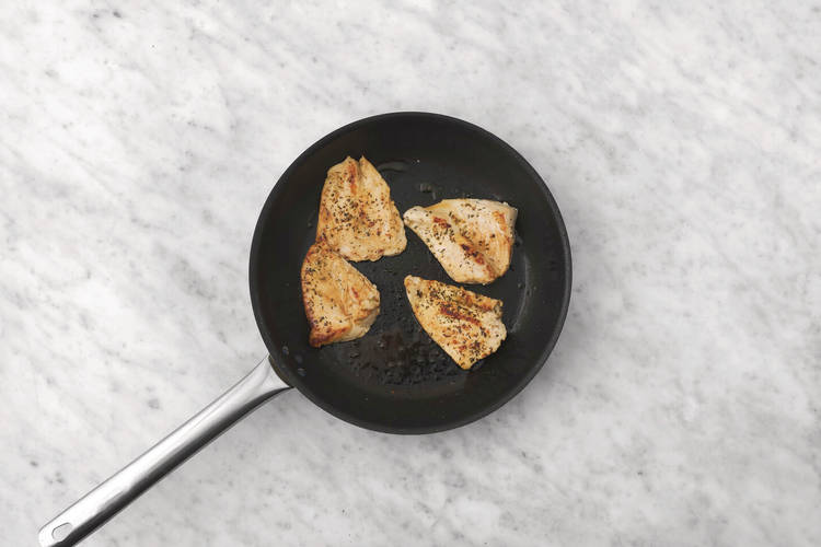 Cook the chicken