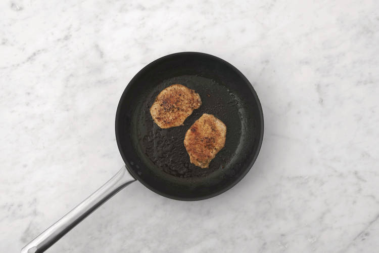 Cook the pork