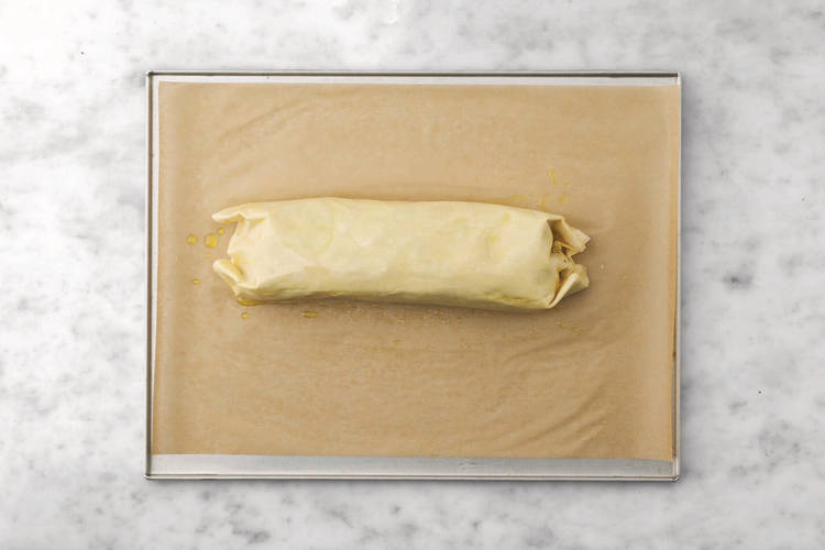 Bake the wellington