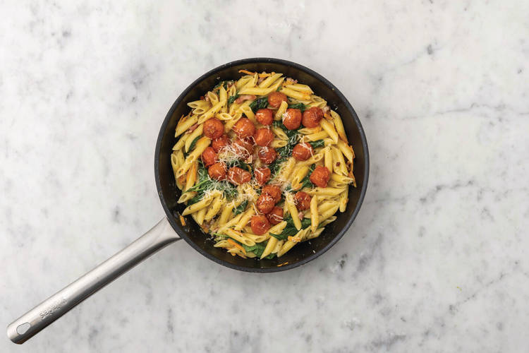 Make the creamy sauce