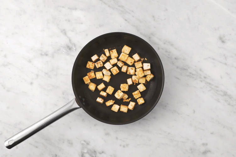Cook the tofu