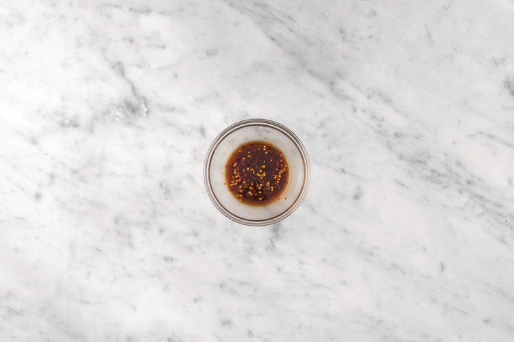Make the soy-chilli oil