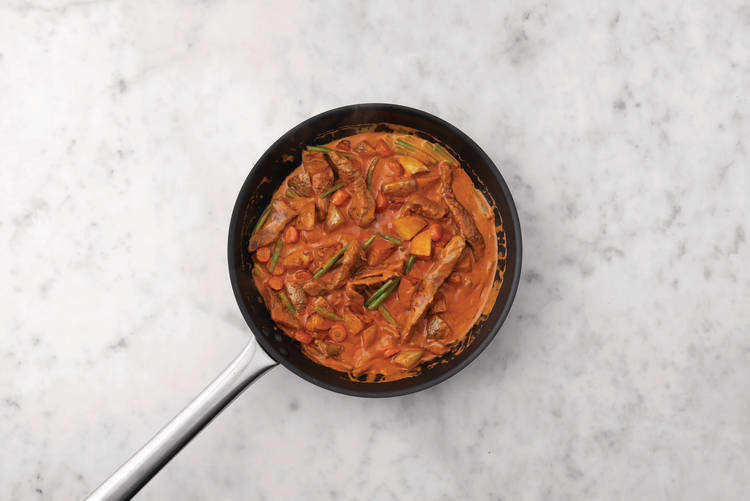 Cook the curry