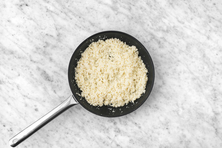 Cook the cauli-broccoli rice