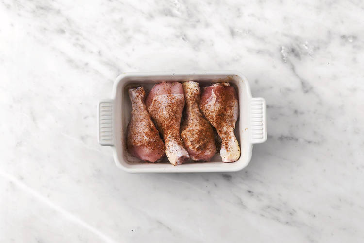 Bake the drumsticks