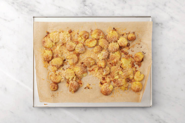 Finish the potatoes