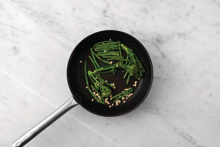Cook the veggies 