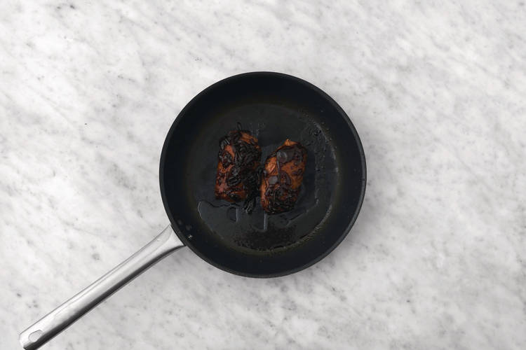 Cook the duck breast