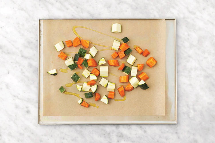 Roast the veggies