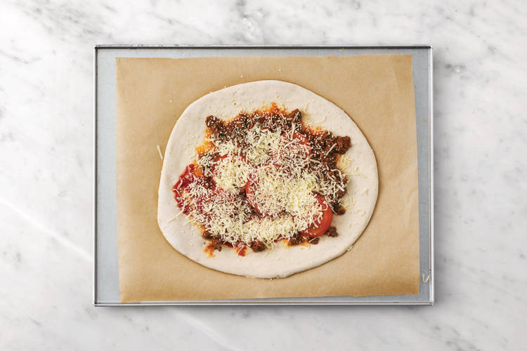Bake the pizzas