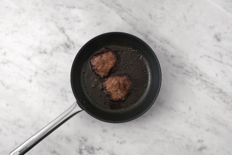 Cook the steak