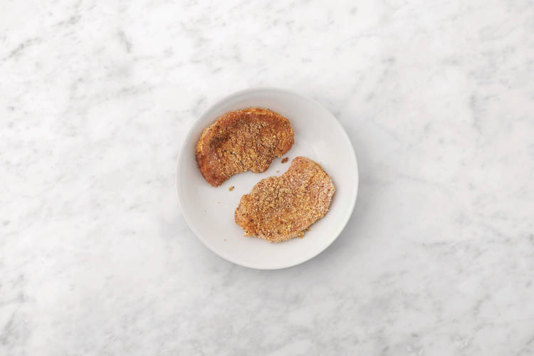 Make the pork schnitzel
