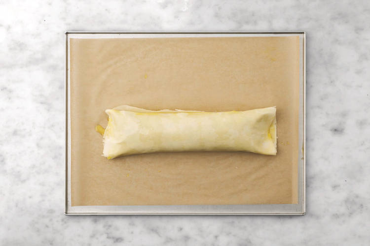Bake the wellington