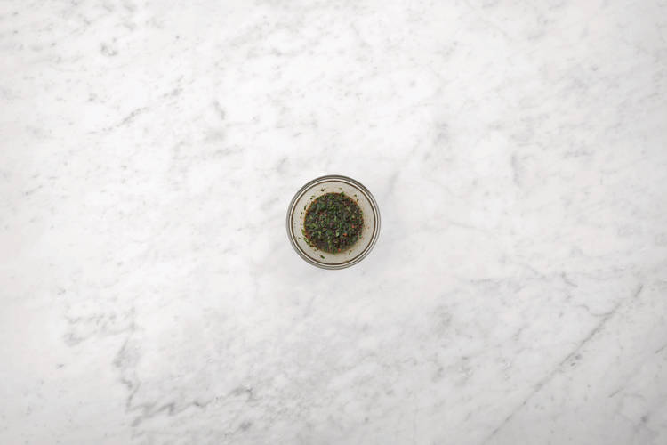 Make the chimichurri sauce