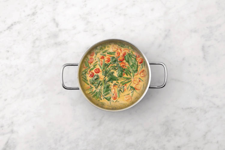 Cook the veggies & bring it all together