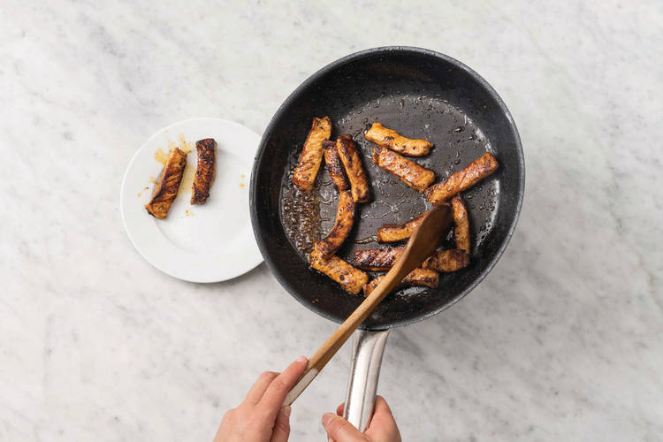 Cook the pork
