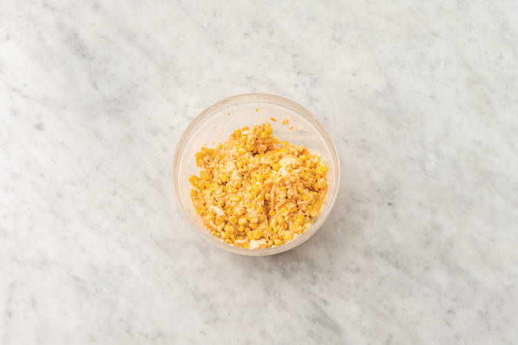 Make the fritter mixture