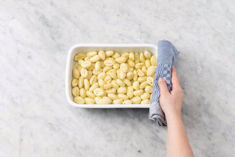 Bake the gnocchi