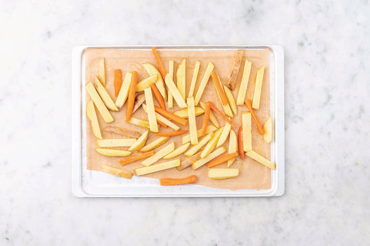 Bake the fries