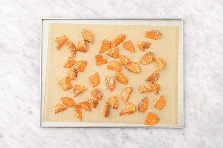 Bake the pumpkin