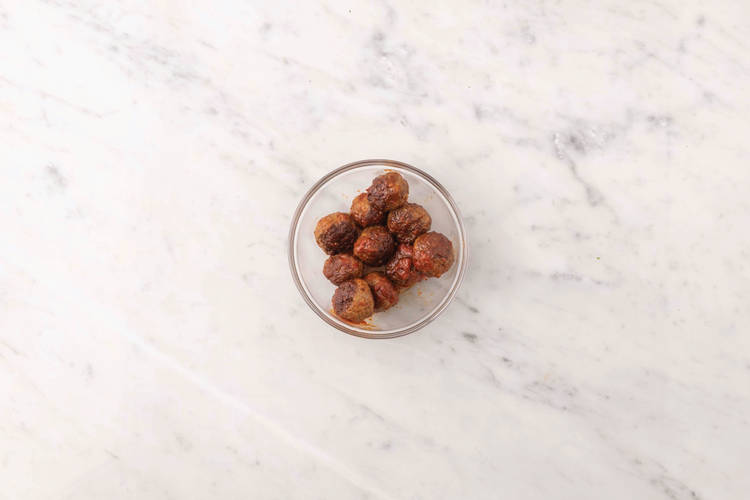 Cook the meatballs
