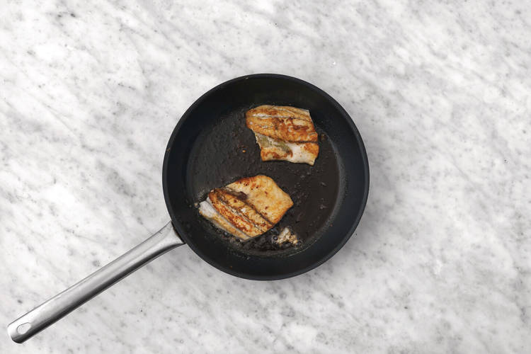 Cook the white fish